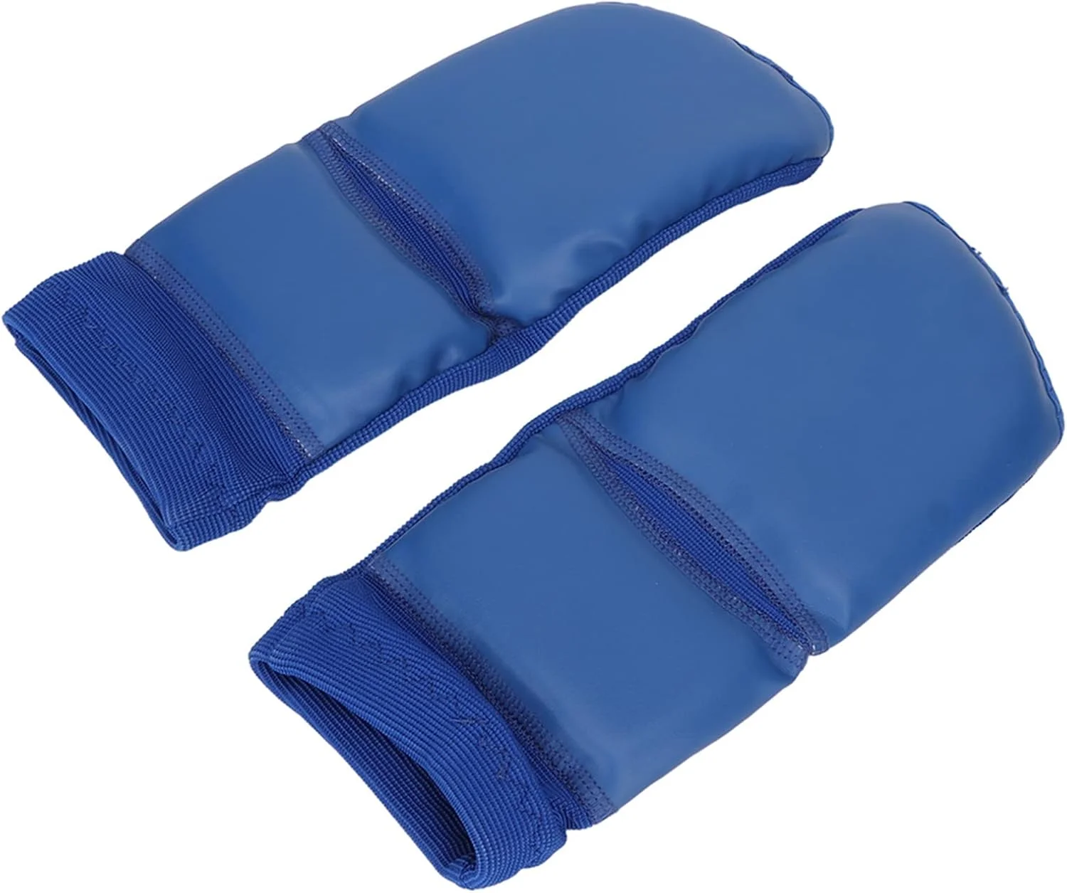 محافظ پا بوکس چرم PU نرم унисекс آبی سایز S 35 مناسب برای تمرین