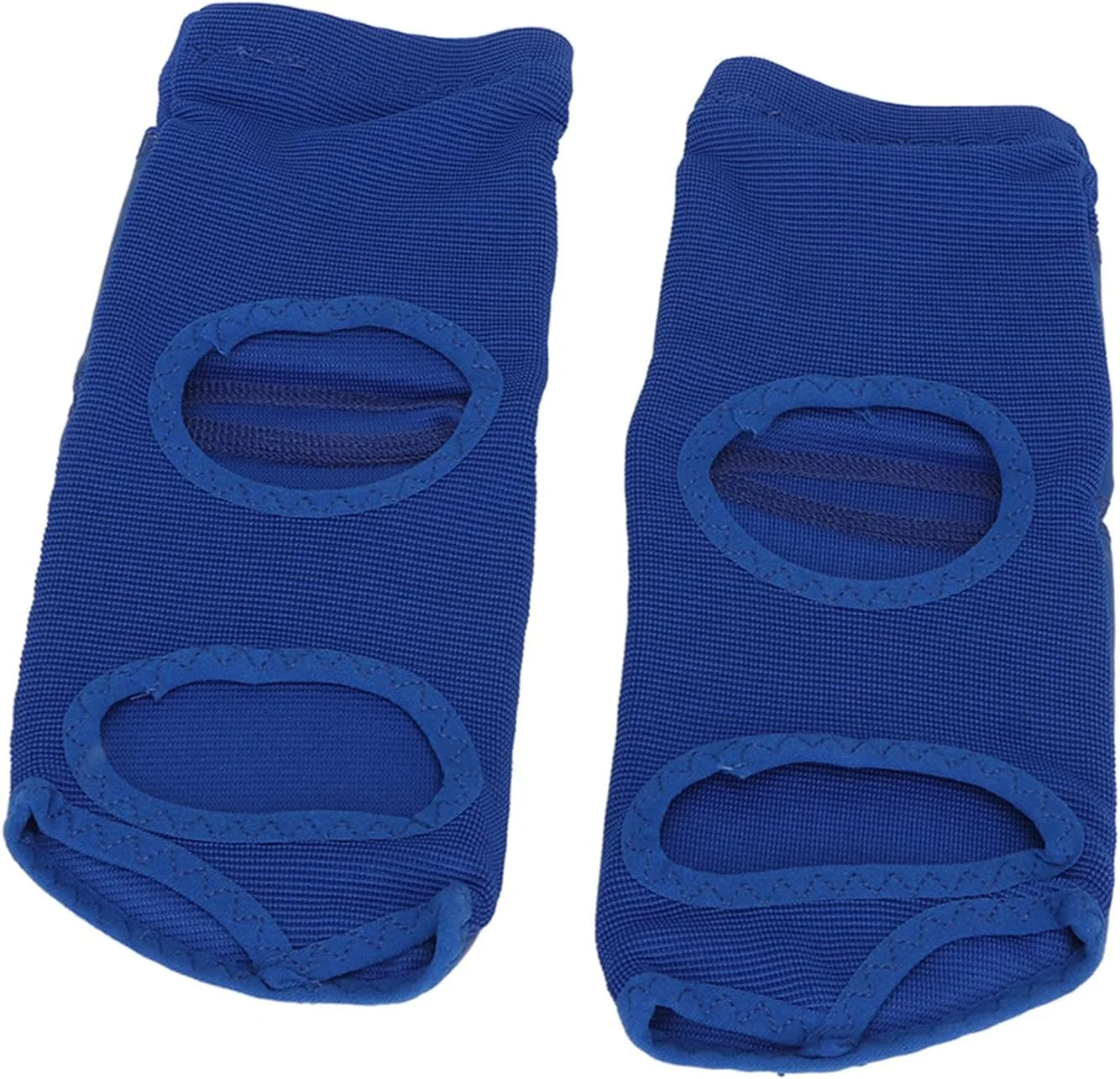 محافظ پای چرمی بوکس یونی‌سکس، نرم و راحت، کاهش نیروی ضربه، محافظت از روی پا و مچ پا، مناسب برای زنان و مردان، آبی (M)