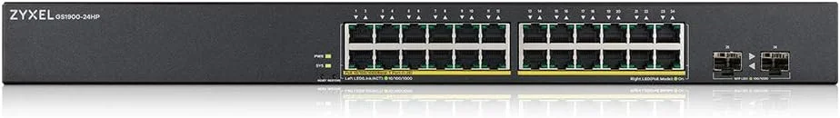 سوئیچ 8 پورت گیگابیتی PoE زایکسل | مدیریت هوشمند | 8 پورت PoE+ @130W | 2 پورت SFP | قابلیت مدیریت ابری Nebula | قابل نصب در رک [GS1920-8HP]