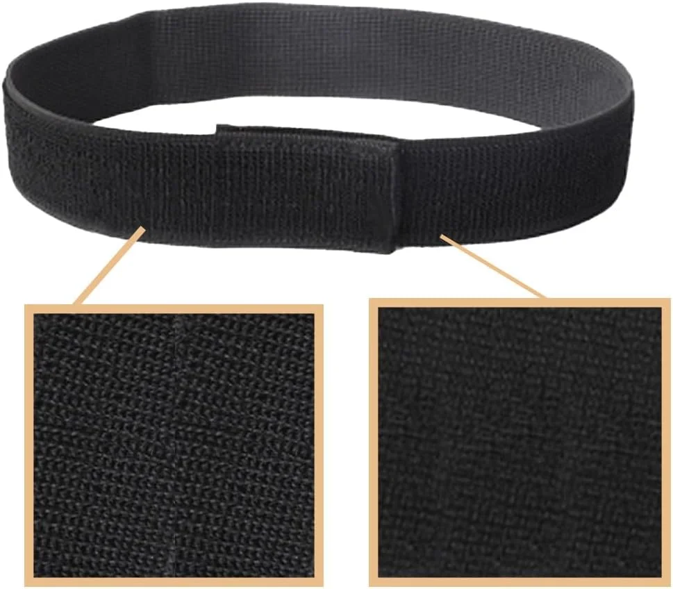 بسته 4 عددی گیره شلوار، محافظ شلوار، گیره ساق شلوار، بند کشی، نوار شلوار دوچرخه سواری برای شلوار، مناسب فضای باز، دویدن، لباس نظامی، ماهیگیری، شکار، پیاده روی، دوچرخه سواری، مشکی