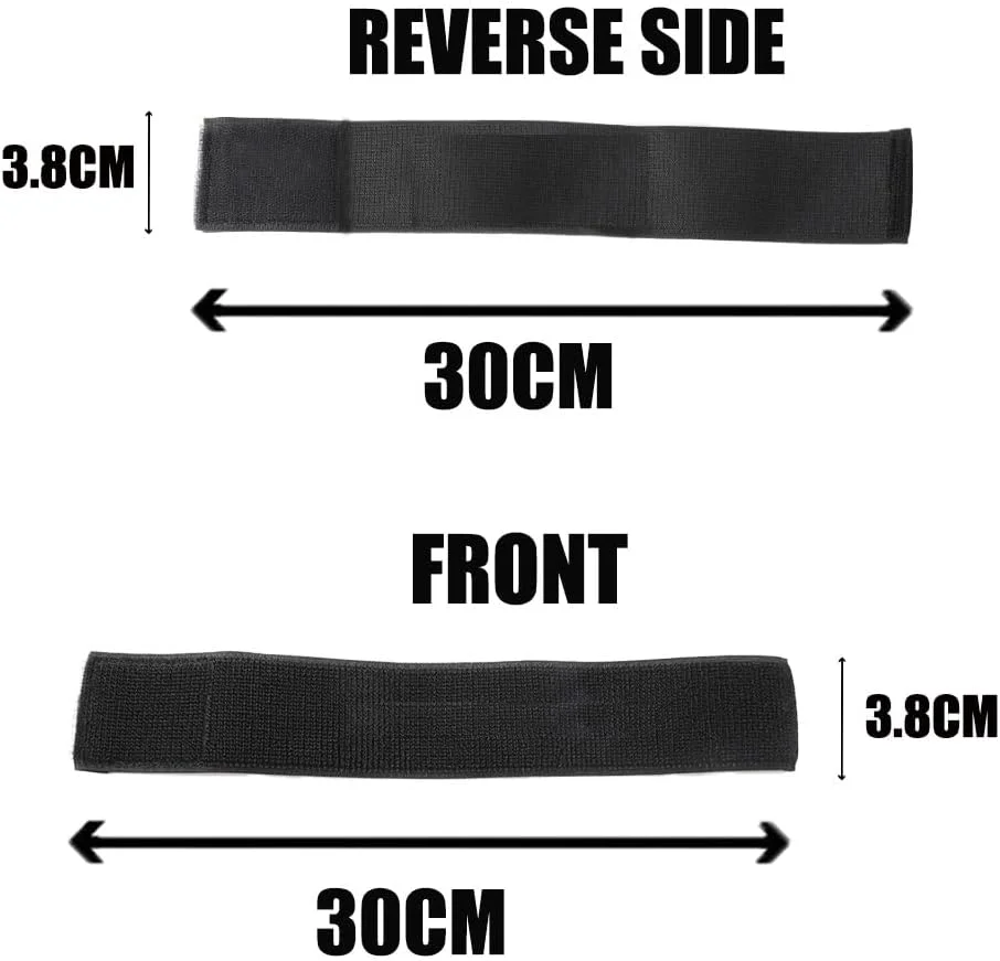 بسته 4 عددی گیره شلوار، محافظ شلوار، گیره ساق شلوار، بند کشی، نوار شلوار دوچرخه سواری برای شلوار، مناسب فضای باز، دویدن، لباس نظامی، ماهیگیری، شکار، پیاده روی، دوچرخه سواری، مشکی