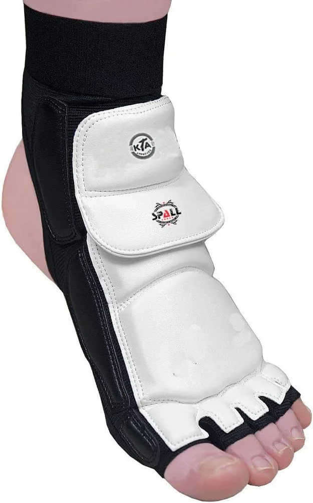 محافظ پای تمرین تکواندو سفید، مناسب هنرهای رزمی، کیسه بوکس، کیک بوکسینگ، MMA، باشگاه، مدرسه، UFC، کاراته، مسابقات، ایده آل برای کودکان و بزرگسالان
