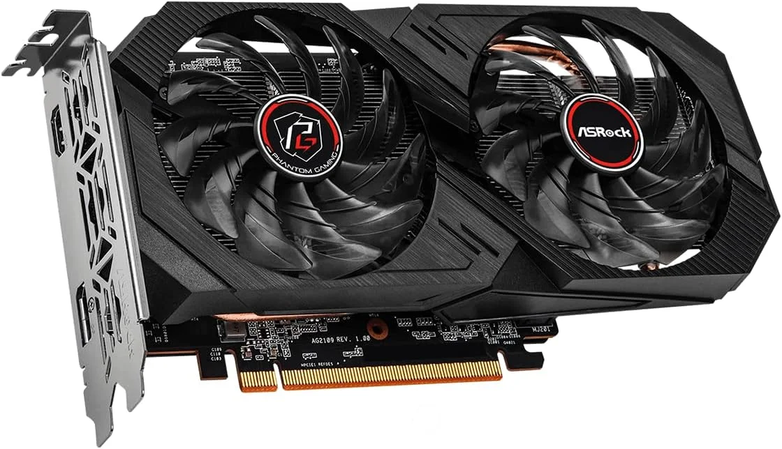 کارت گرافیک ASRock Radeon RX 6500 XT Phantom Gaming با 4 گیگابایت حافظه GDDR6، معماری RDNA2، AMD FidelityFX، 1024 هسته پردازشی، فرکانس بوست 2820 مگاهرتز، مشکی کارت گرافیک ASRock Radeon RX 6500 XT Phantom Gaming با 4 گیگابایت حافظه GDDR6، معماری RDNA2، AMD FidelityFX، 1024 هسته پردازشی، فرکانس بوست 2820 مگاهرتز، مشکی