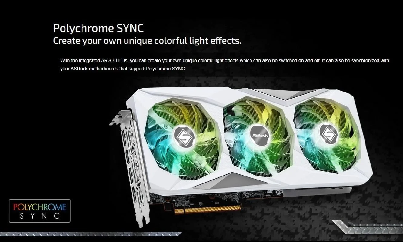 کارت گرافیک ASRock Radeon RX 7600 Steel Legend 8GO OC با 8 گیگابایت حافظه