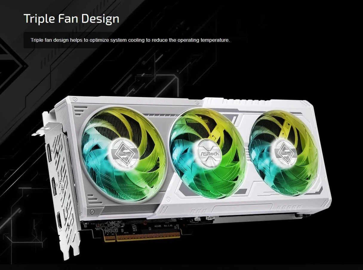 کارت گرافیک ASRock AMD Radeon™ RX 9060 XT Steel Legend 16GB OC کارت گرافیک ASRock AMD Radeon™ RX 9060 XT Steel Legend 16GB OC