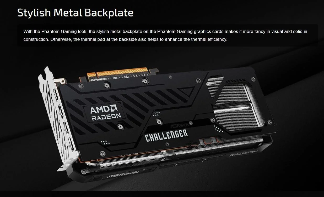 کارت گرافیک ASRock AMD Radeon RX 9070 Challenger با 16 گیگابایت حافظه - 16 گیگابایت GDDR6، 256 بیتی، 1 پورت HDMI، 3 پورت DisplayPort کارت گرافیک ASRock AMD Radeon RX 9070 Challenger با 16 گیگابایت حافظه - 16 گیگابایت GDDR6، 256 بیتی، 1 پورت HDMI، 3 پورت DisplayPort