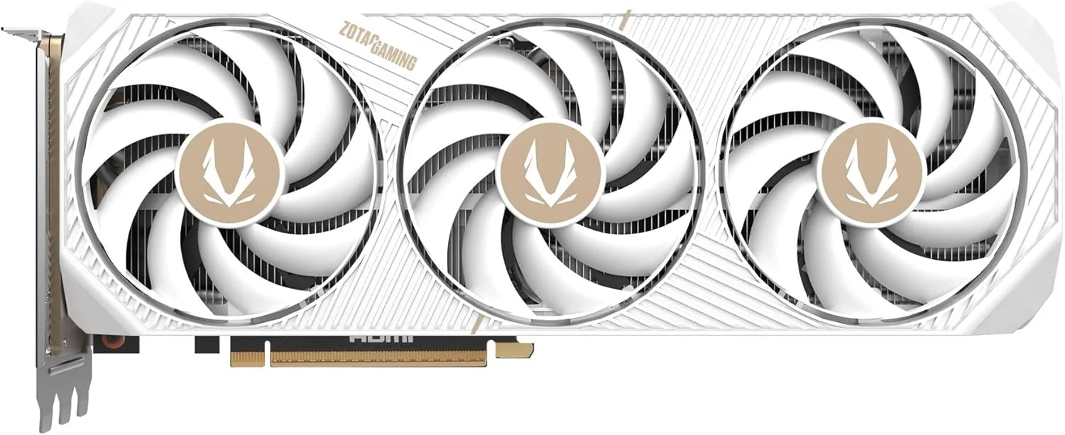 کارت گرافیک گیمینگ ZOTAC GAMING GeForce RTX 5070 Ti Solid OC Edition White – با 16 گیگابایت حافظه GDDR7 و سیستم خنک‌کننده 3 فن | مدل: ZT-B50710Q2-10P