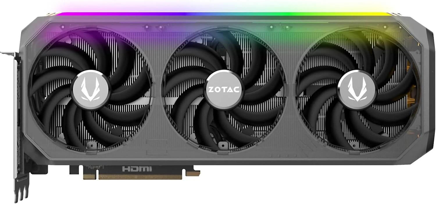 کارت گرافیک گیمینگ ZOTAC Gaming GeForce RTX 5070 Ti AMP Extreme Infinity DLSS 4 با 16 گیگابایت حافظه GDDR7، رابط 256 بیتی، سرعت 28 گیگابیت بر ثانیه، PCIE 5.0، خنک کننده پیشرفته IceStorm 3.0 و نورپردازی Spectra 2.0 ARGB، مدل ZT-B50710B-10P