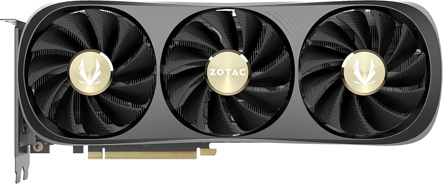 کارت گرافیک گیمینگ Zotac Gaming GeForce RTX 4070 Ti Trinity OC DLSS 3 12GB GDDR6X 192-bit 21 Gbps PCIE 4.0، خنک کننده پیشرفته IceStorm 2.0، نورپردازی Spectra 2.0 RGB، ZT-D40710J-10P کارت گرافیک گیمینگ Zotac Gaming GeForce RTX 4070 Ti Trinity OC DLSS 3 12GB GDDR6X 192-bit 21 Gbps PCIE 4.0، خنک کننده پیشرفته IceStorm 2.0، نورپردازی Spectra 2.0 RGB، ZT-D40710J-10P