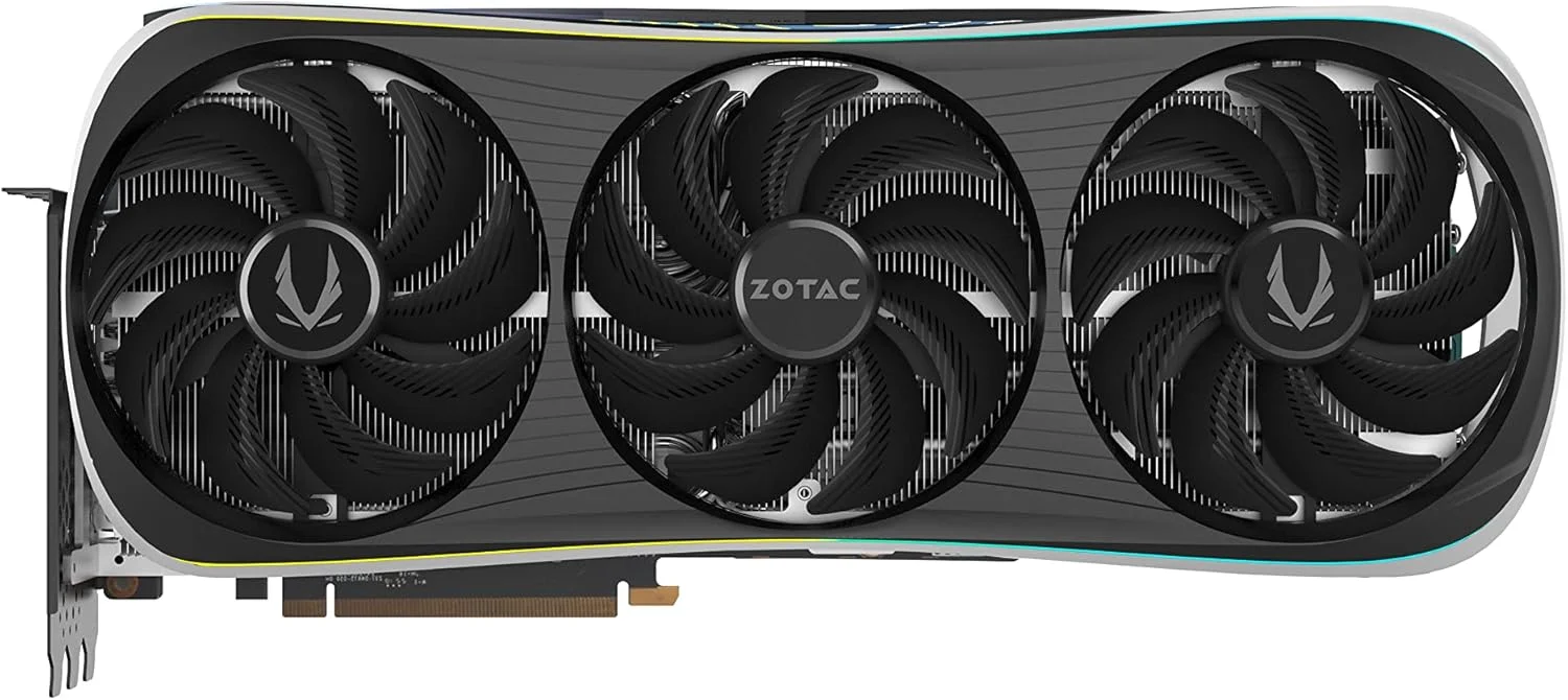 کارت گرافیک گیمینگ ZOTAC Gaming GeForce RTX 4070 Ti AMP Extreme AIRO DLSS 3 با 12 گیگابایت حافظه GDDR6X، رابط 192 بیتی، سرعت 21 گیگابیت بر ثانیه، PCIE 4.0، خنک کننده پیشرفته IceStorm 2.0 و نورپردازی Spectra 2.0 RGB، مدل ZT-D40710B-10P کارت گرافیک گیمینگ ZOTAC Gaming GeForce RTX 4070 Ti AMP Extreme AIRO DLSS 3 با 12 گیگابایت حافظه GDDR6X، رابط 192 بیتی، سرعت 21 گیگابیت بر ثانیه، PCIE 4.0، خنک کننده پیشرفته IceStorm 2.0 و نورپردازی Spectra 2.0 RGB، مدل ZT-D40710B-10P