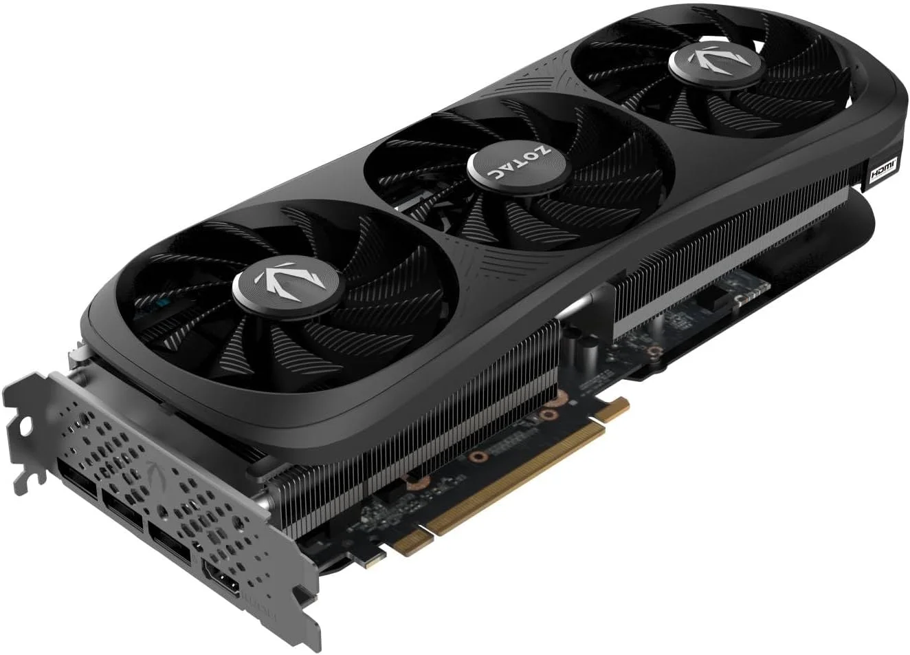 کارت گرافیک گیمینگ ZOTAC Gaming GeForce RTX 4080 Super AMP DLSS 3 با 16 گیگابایت حافظه GDDR6X، رابط 256 بیتی، سرعت 23 گیگابیت بر ثانیه، PCIE 4.0، خنک کننده پیشرفته IceStorm 2.0 و نورپردازی Spectra RGB، مدل ZT-D40820F-10P کارت گرافیک گیمینگ ZOTAC Gaming GeForce RTX 4080 Super AMP DLSS 3 با 16 گیگابایت حافظه GDDR6X، رابط 256 بیتی، سرعت 23 گیگابیت بر ثانیه، PCIE 4.0، خنک کننده پیشرفته IceStorm 2.0 و نورپردازی Spectra RGB، مدل ZT-D40820F-10P
