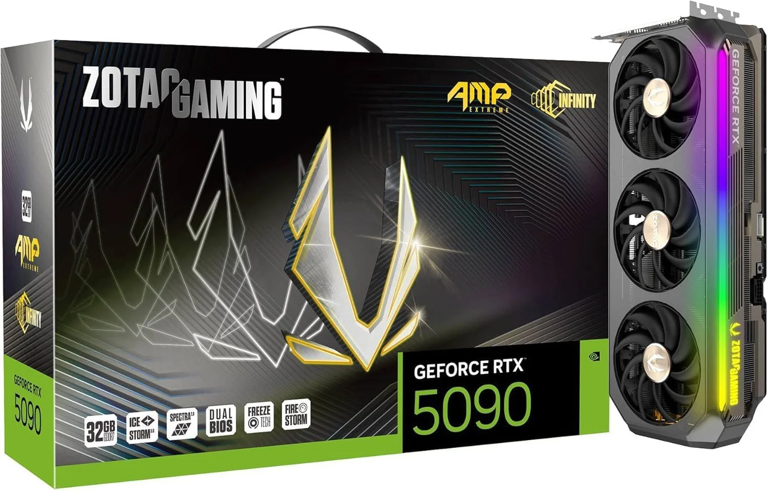 کارت گرافیک ZOTAC Gaming GeForce RTX 5090 Solid با 32 گیگابایت حافظه GDDR7 و فناوری Reflex 2 RTX AI DLSS4