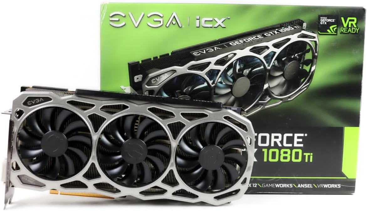 کارت گرافیک EVGA GeForce GTX 1080 Ti FTW3 Gaming، با 11 گیگابایت حافظه GDDR5X و فناوری iCX - دارای 9 سنسور حرارتی و نورپردازی RGB، کنترل فن آسنکرون 3X، طراحی جریان هوای بهینه (بازسازی شده) کارت گرافیک EVGA GeForce GTX 1080 Ti FTW3 Gaming، با 11 گیگابایت حافظه GDDR5X و فناوری iCX - دارای 9 سنسور حرارتی و نورپردازی RGB، کنترل فن آسنکرون 3X، طراحی جریان هوای بهینه (بازسازی شده)