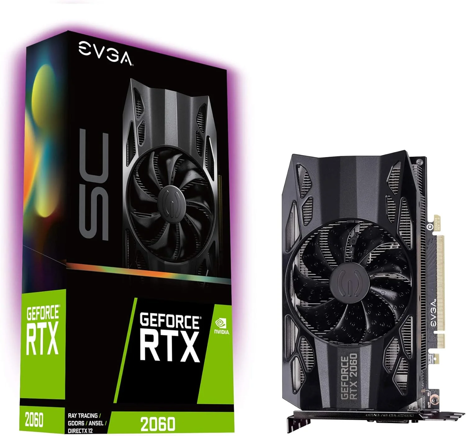 کارت گرافیک EVGA GeForce GTX 1070 SC GAMING ACX 3.0 با 8 گیگابایت حافظه GDDR5، نورپردازی LED و پشتیبانی از DX12 OSD (PXOC) مدل 08G-P4-6173-KR