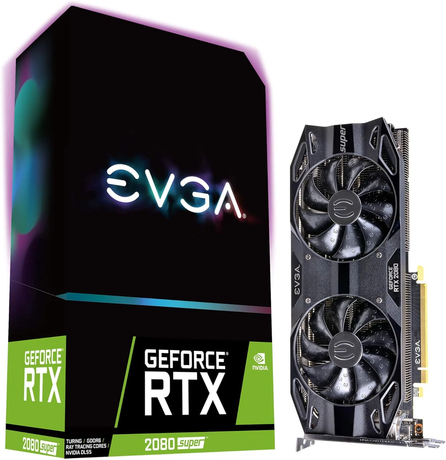 کارت گرافیک EVGA GeForce RTX 2080 Super Gaming Black 08G-P4-3081-KR کارت گرافیک EVGA GeForce RTX 2080 Super Gaming Black 08G-P4-3081-KR