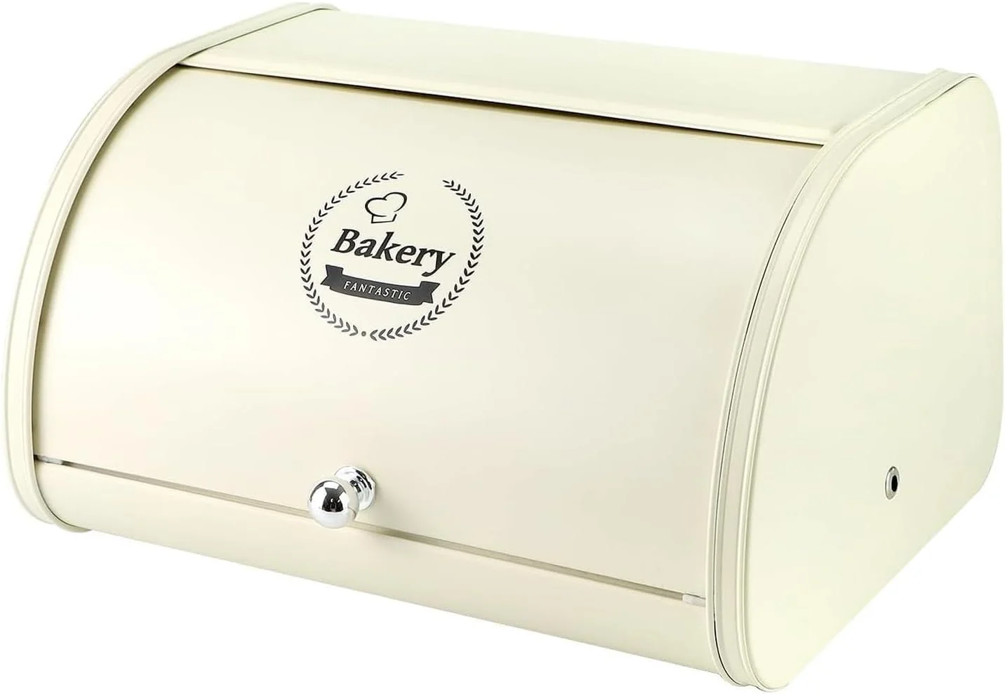 جعبه نان سفید رنگ مناسب برای نگهداری نان در آشپزخانه، ظرف نگهداری نان، جعبه نان استیل مدرن