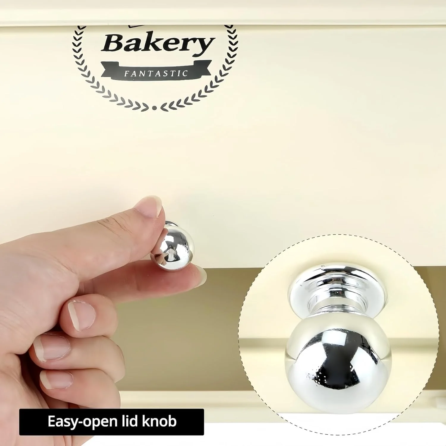 جعبه نان سفید رنگ مناسب برای نگهداری نان در آشپزخانه، ظرف نگهداری نان، جعبه نان استیل مدرن جعبه نان سفید رنگ مناسب برای نگهداری نان در آشپزخانه، ظرف نگهداری نان، جعبه نان استیل مدرن