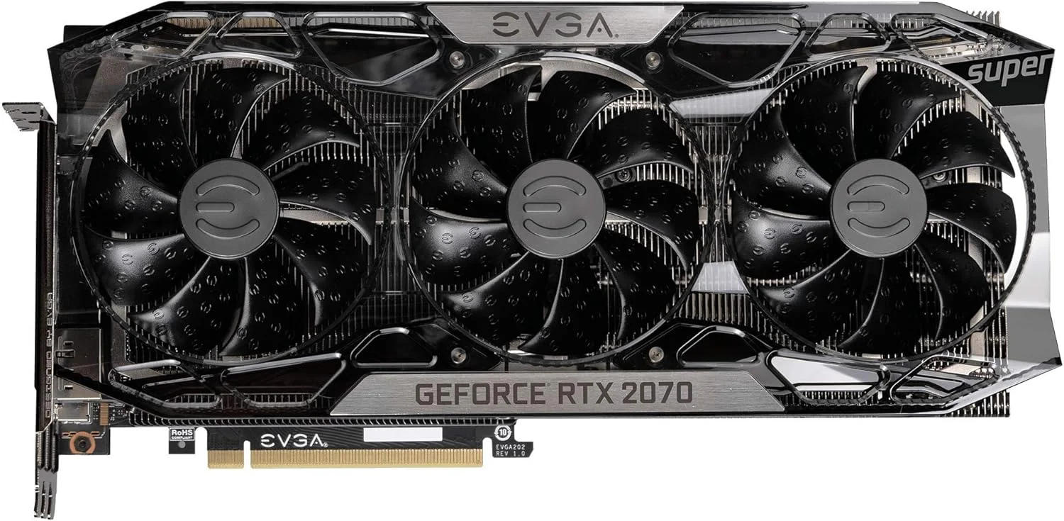 کارت گرافیک EVGA GeForce RTX 2070 Super FTW3 Ultra، اورکلاک شده، 2.75 اسلات خنک کننده سه گانه + iCX2، دمای 65 درجه در گیمینگ، RGB، دارای صفحه پشتی فلزی، 8 گیگابایت GDDR6، 08G-P4-3277-KR کارت گرافیک EVGA GeForce RTX 2070 Super FTW3 Ultra، اورکلاک شده، 2.75 اسلات خنک کننده سه گانه + iCX2، دمای 65 درجه در گیمینگ، RGB، دارای صفحه پشتی فلزی، 8 گیگابایت GDDR6، 08G-P4-3277-KR