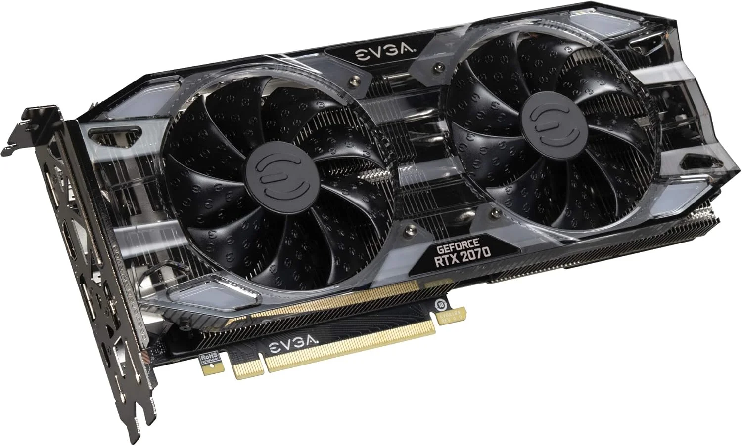 کارت گرافیک EVGA GeForce RTX 2070 XC Gaming با 8 گیگابایت حافظه GDDR6، دارای دو فن HDB و نورپردازی RGB، فرکانس بوست واقعی: 1710 مگاهرتز کارت گرافیک EVGA GeForce RTX 2070 XC Gaming با 8 گیگابایت حافظه GDDR6، دارای دو فن HDB و نورپردازی RGB، فرکانس بوست واقعی: 1710 مگاهرتز