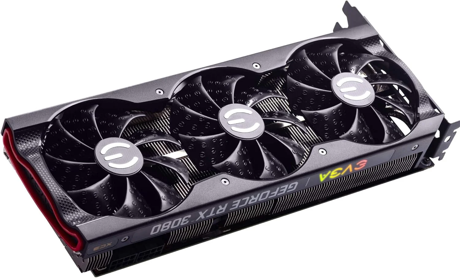 کارت گرافیک EVGA GeForce RTX 3080 XC3 BLACK GAMING، با 10 گیگابایت حافظه GDDR6X، خنک کننده iCX3 و نورپردازی ARGB LED