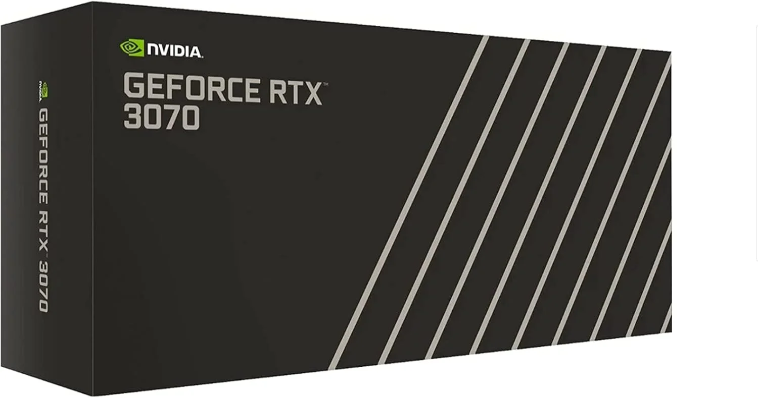 کارت گرافیک NVIDIA GeForce RTX 3070 8GB GDDR6 PCI Express 4.0 - پلاتینیوم تیره و مشکی