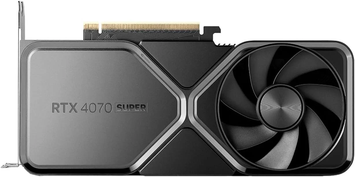 کارت گرافیک NVIDIA - GeForce RTX 4070 Super 12GB GDDR6X - تیتانیوم/مشکی