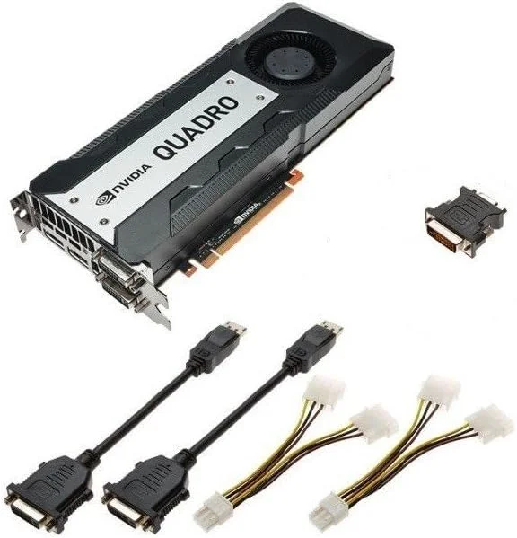 کارت گرافیک انویدیا Quadro K6000 با 12 گیگابایت حافظه GDDR5، رابط PCIe 3.0 x16 و واحد پردازش گرافیکی Kepler، مدل 900-52081-0050-000 و 699-52081-0500-200 کارت گرافیک انویدیا Quadro K6000 با 12 گیگابایت حافظه GDDR5، رابط PCIe 3.0 x16 و واحد پردازش گرافیکی Kepler، مدل 900-52081-0050-000 و 699-52081-0500-200