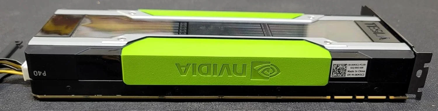 انویدیا 900-2G610-0000-000 TESLA P40 24GB GDDR5 PCIE 3.0 X16 خنک کننده غیرفعال