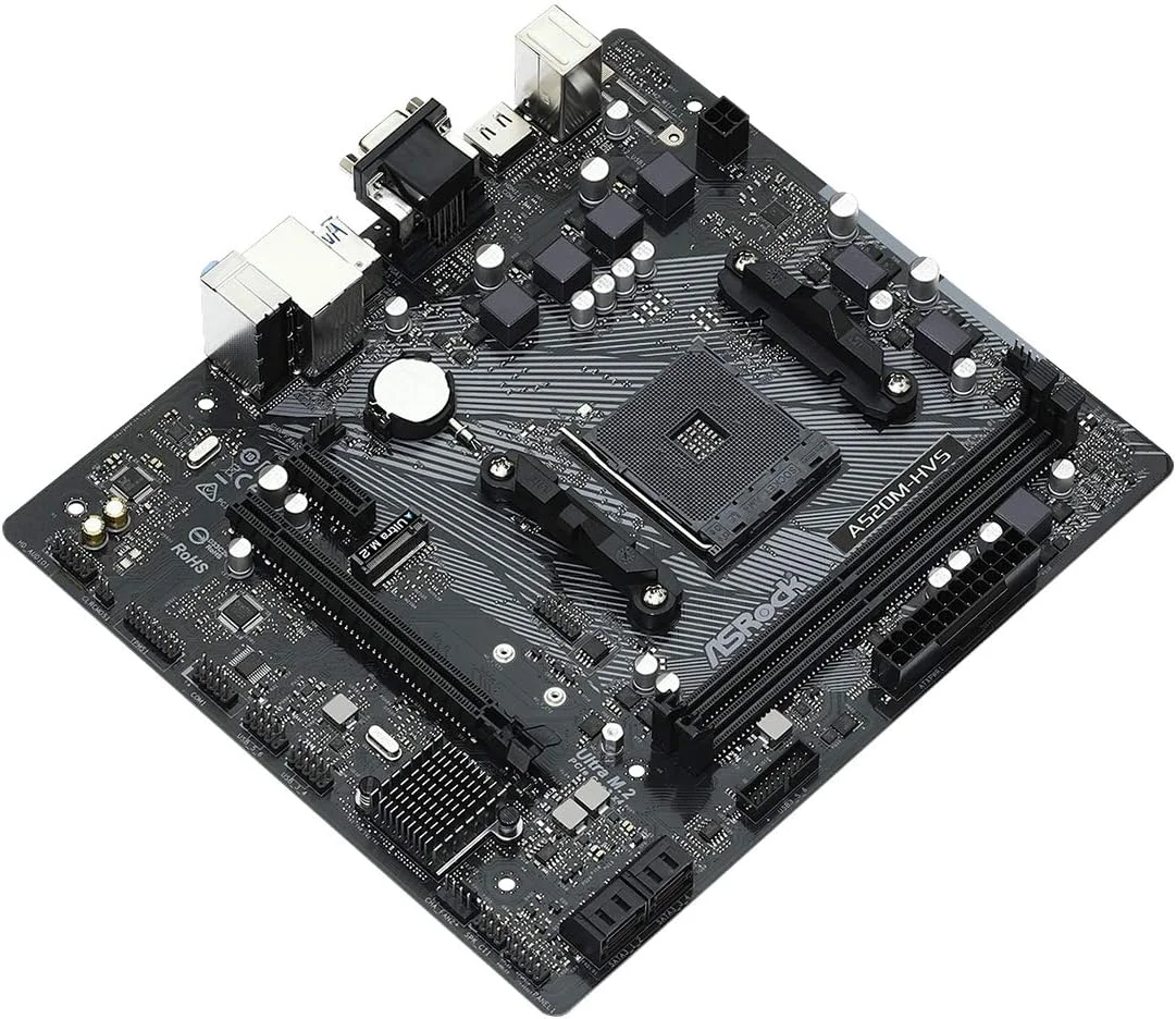 مادربرد ASRock AMD A520 Socket AM4 Micro ATX DDR4-SDRAM مادربرد ASRock AMD A520 Socket AM4 Micro ATX DDR4-SDRAM