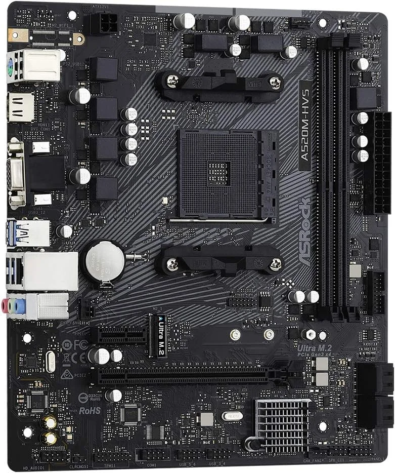مادربرد ASRock AMD A520 Socket AM4 Micro ATX DDR4-SDRAM مادربرد ASRock AMD A520 Socket AM4 Micro ATX DDR4-SDRAM