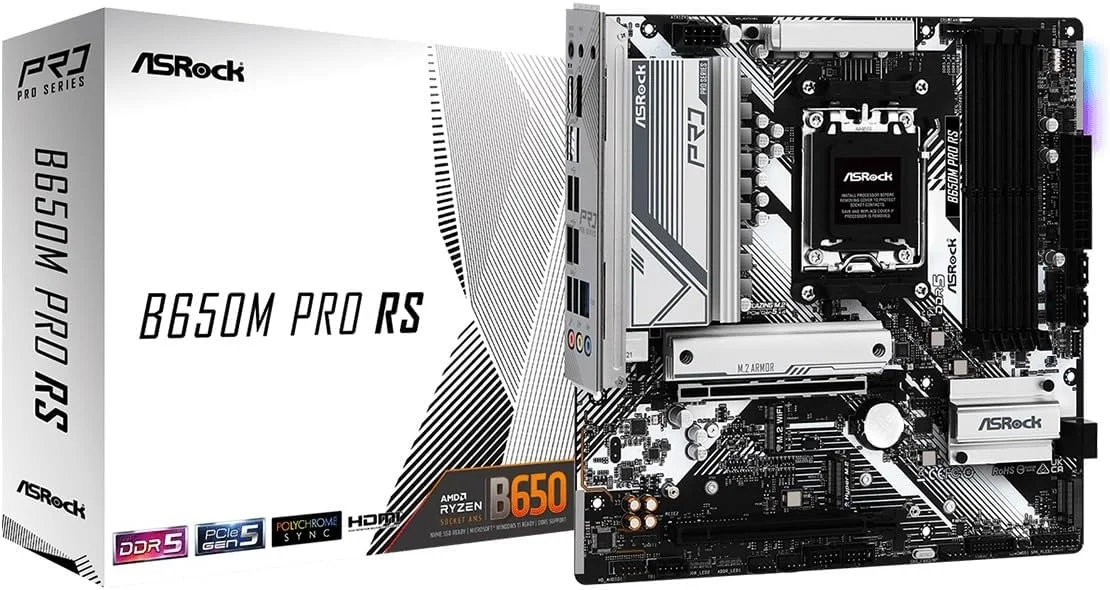 مادربرد ASROCK B650M Pro RS AMD B650 سوکت AM5 micro ATX مادربرد ASROCK B650M Pro RS AMD B650 سوکت AM5 micro ATX