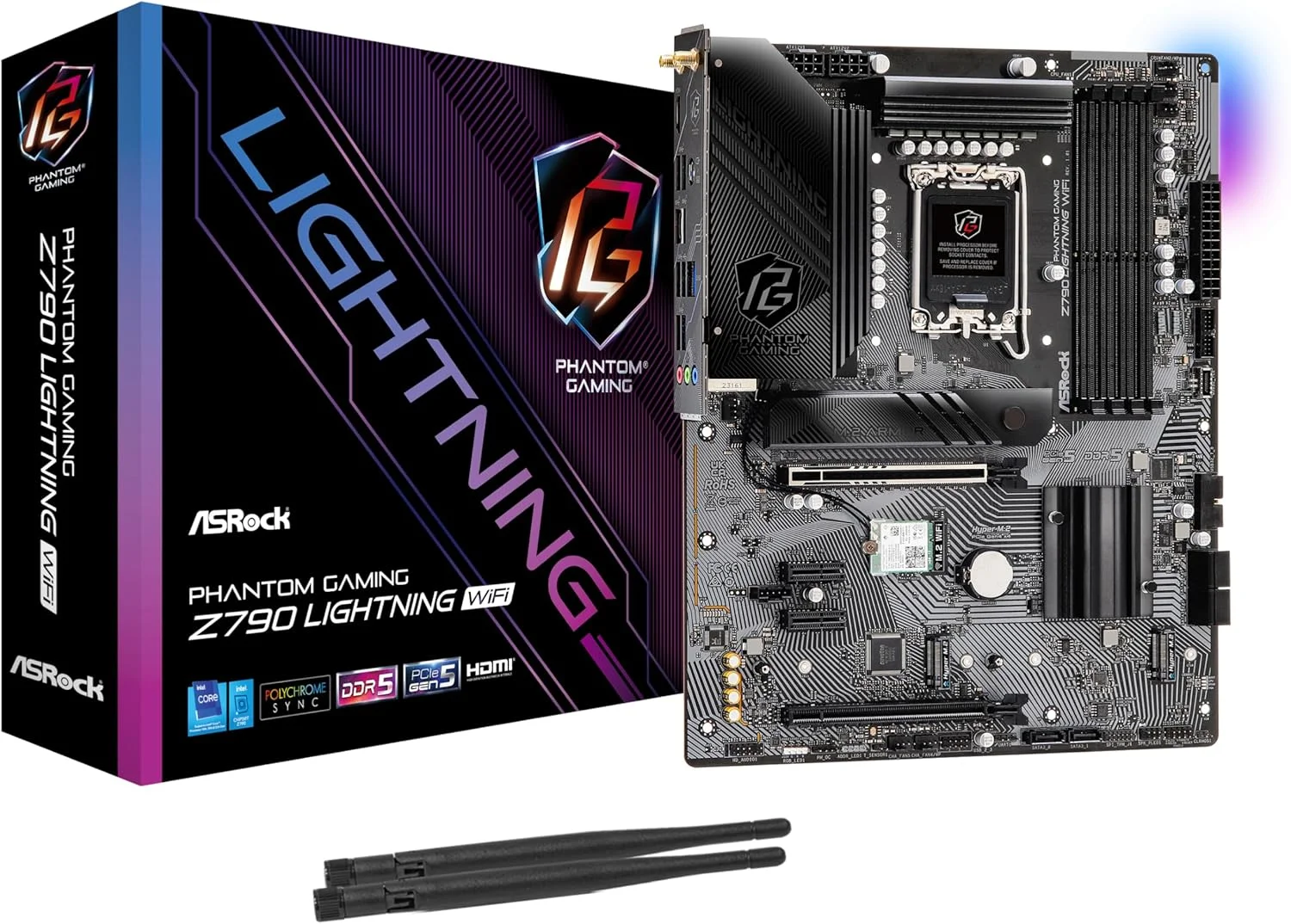 مادربرد ASRock Z790 Lightning WiFi (Phantom Gaming) نسل 14، 13 و 12 پردازنده های Intel® Core™ (LGA1700) DDR5 Windows® 10 64-bit / 11 64-bit مادربرد ASRock Z790 Lightning WiFi (Phantom Gaming) نسل 14، 13 و 12 پردازنده های Intel® Core™ (LGA1700) DDR5 Windows® 10 64-bit / 11 64-bit
