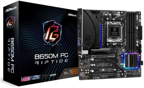 مادربرد Asrock B650M PG Riptide AMD B650 سوکت AM5 micro ATX مادربرد Asrock B650M PG Riptide AMD B650 سوکت AM5 micro ATX