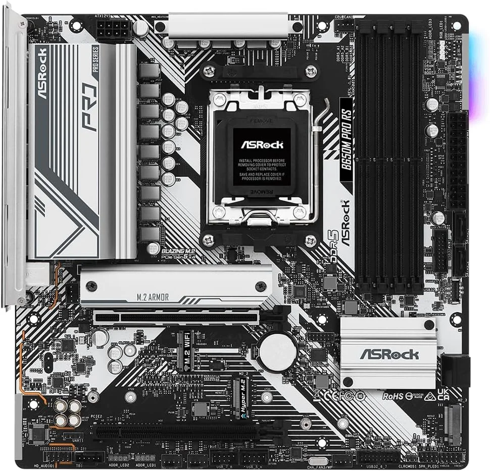 مادربرد ASROCK B650M Pro RS AMD B650 سوکت AM5 micro ATX مادربرد ASROCK B650M Pro RS AMD B650 سوکت AM5 micro ATX
