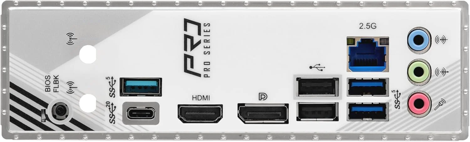 مادربرد ASRock B860M Pro RS Intel Core Ultra B860 DDR5 8666 MHz 256GB M.2 LGA1851 Micro ATX SATA3 6.0 Gb/s PCIe 5.0 BIOS Flashback مادربرد ASRock B860M Pro RS Intel Core Ultra B860 DDR5 8666 MHz 256GB M.2 LGA1851 Micro ATX SATA3 6.0 Gb/s PCIe 5.0 BIOS Flashback