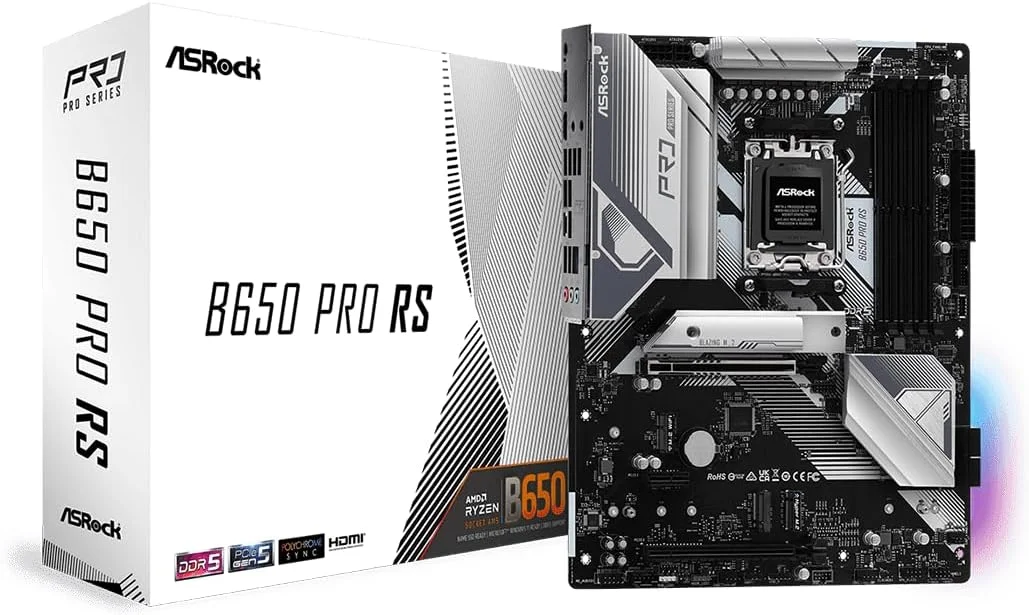 مادربرد ایاسراک B650 Pro RS AMD B650 سوکت AM5 ATX مادربرد ایاسراک B650 Pro RS AMD B650 سوکت AM5 ATX