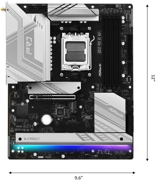 مادربرد ASRock AMD AM5 B850 Pro RS WiFi