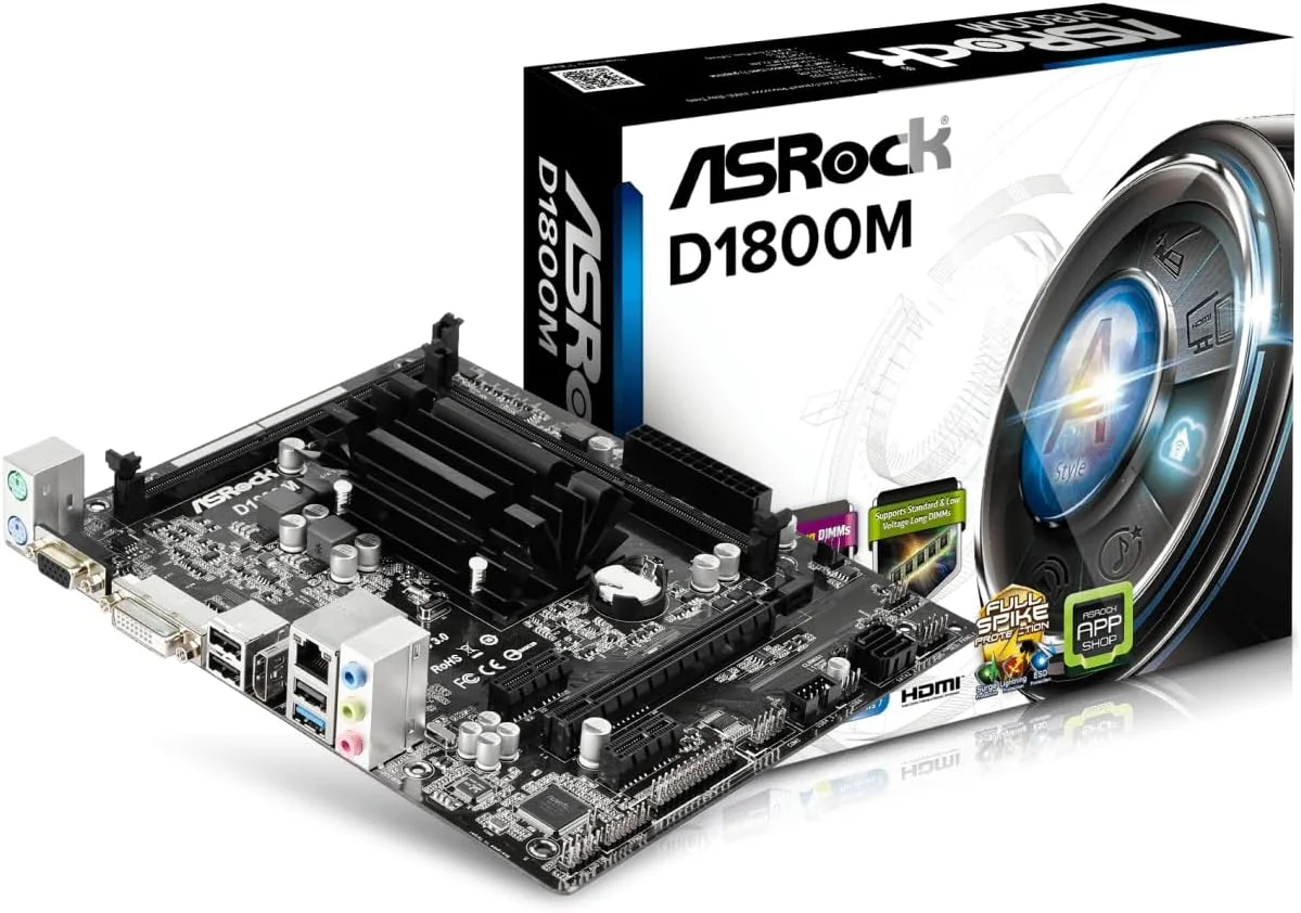 مادربرد ASRock D1800M Micro ATX