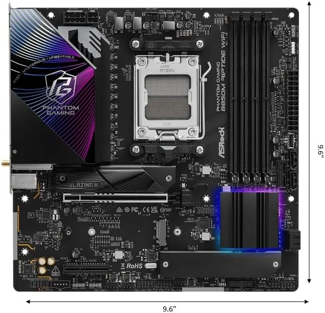 مادربرد ASRock AMD AM5 B850M Riptide WiFi