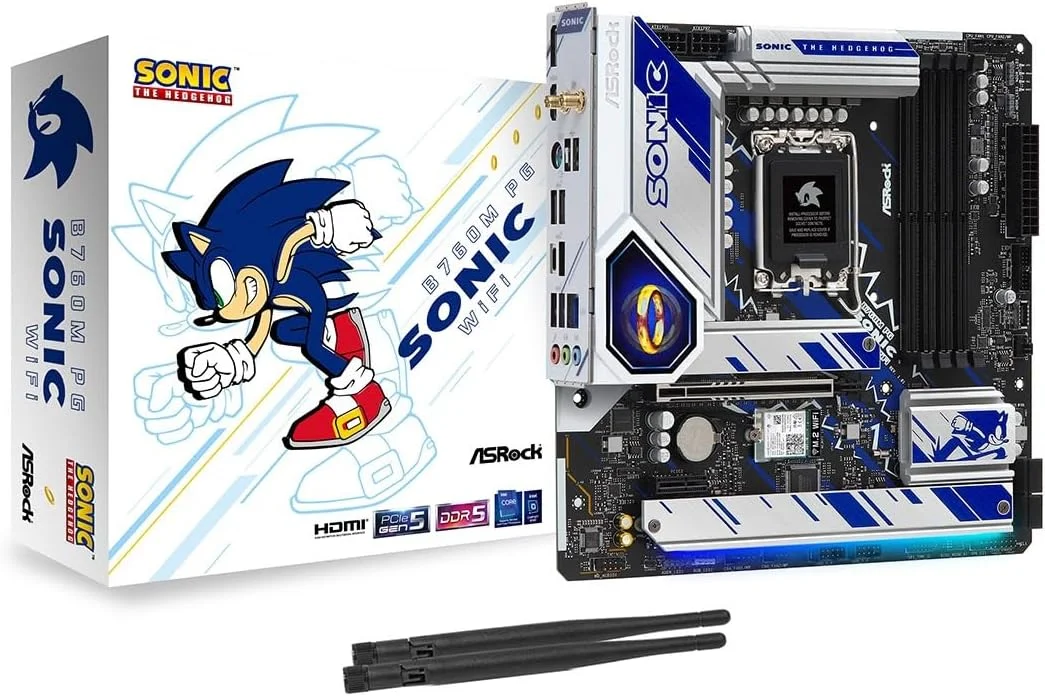مادربرد ASRock B760M PG SONIC WIFI Intel B760 LGA 1700 micro ATX