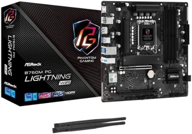 مادربرد گیمینگ ASRock B760M PG Lightning LGA1700 M-ATX