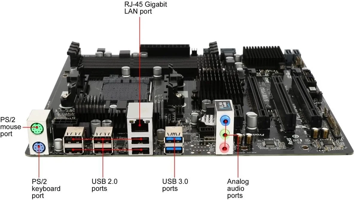 مادربرد ASRock 970M Pro3 Micro ATX Socket AM3+ AMD 970 مادربرد ASRock 970M Pro3 Micro ATX Socket AM3+ AMD 970