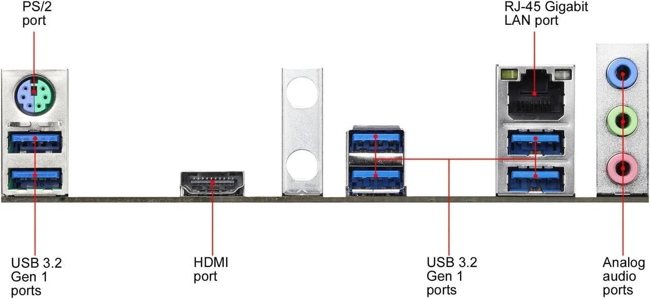مادربرد ASRock B550 Phantom Gaming 4 با پشتیبانی از پردازنده‌های AMD AM4 Socket Ryzen™ سری 3000، سری 3000 G، سری 4000 G، سری 5000 و سری 5000 G