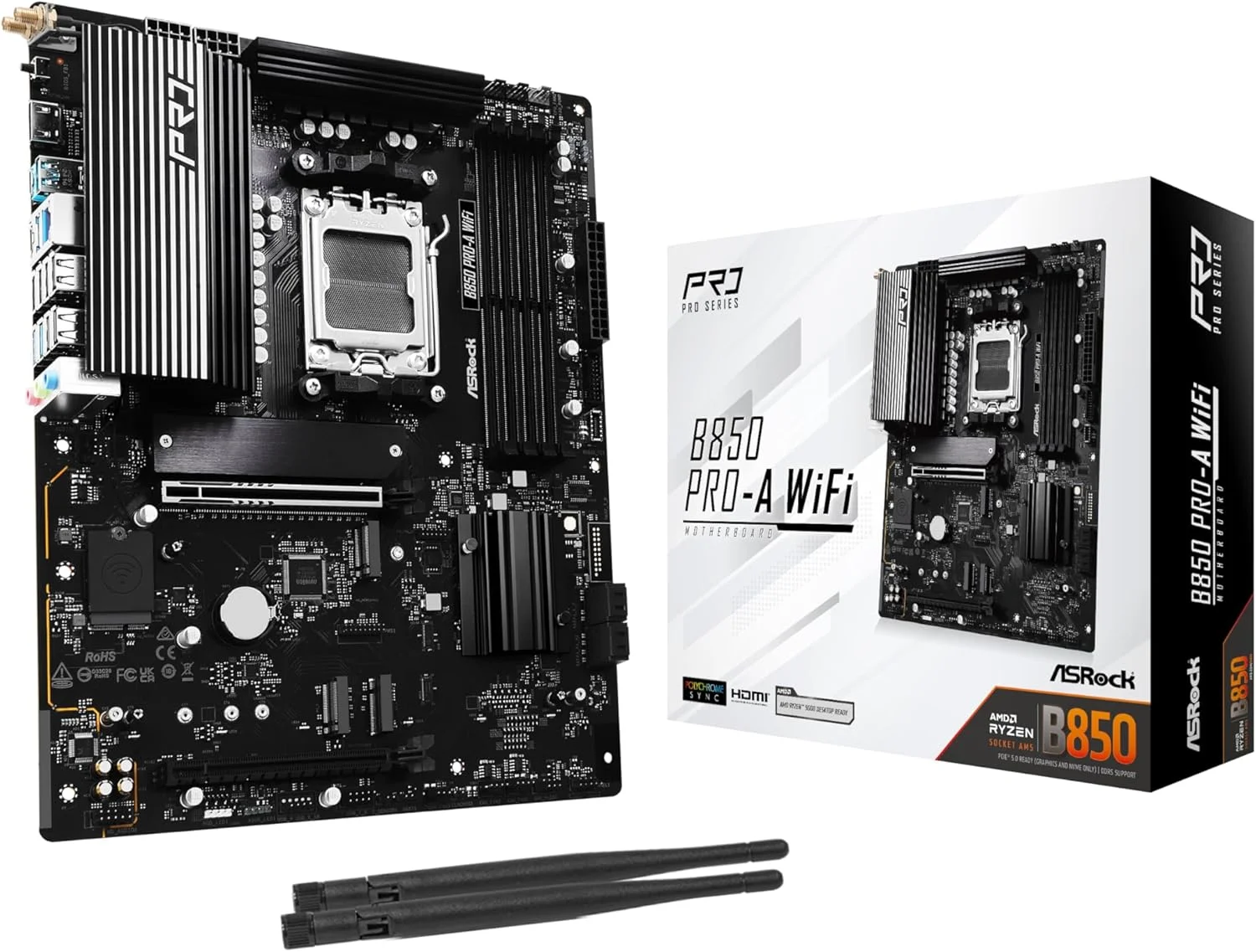 مادربرد ASRock AMD AM5 B850 Pro-A WiFi مادربرد ASRock AMD AM5 B850 Pro-A WiFi
