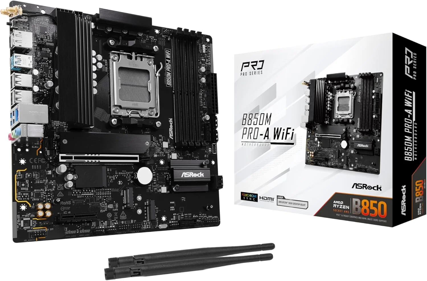 مادربرد ASRock AMD AM5 B850M Pro-A WiFi مادربرد ASRock AMD AM5 B850M Pro-A WiFi