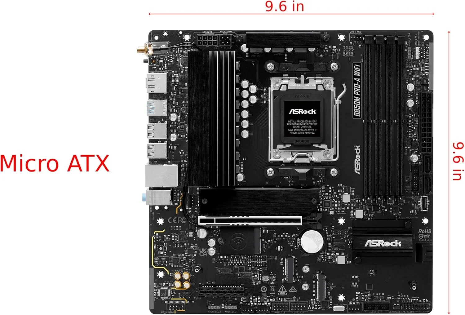 مادربرد ASRock AMD AM5 B850M Pro-A WiFi مادربرد ASRock AMD AM5 B850M Pro-A WiFi