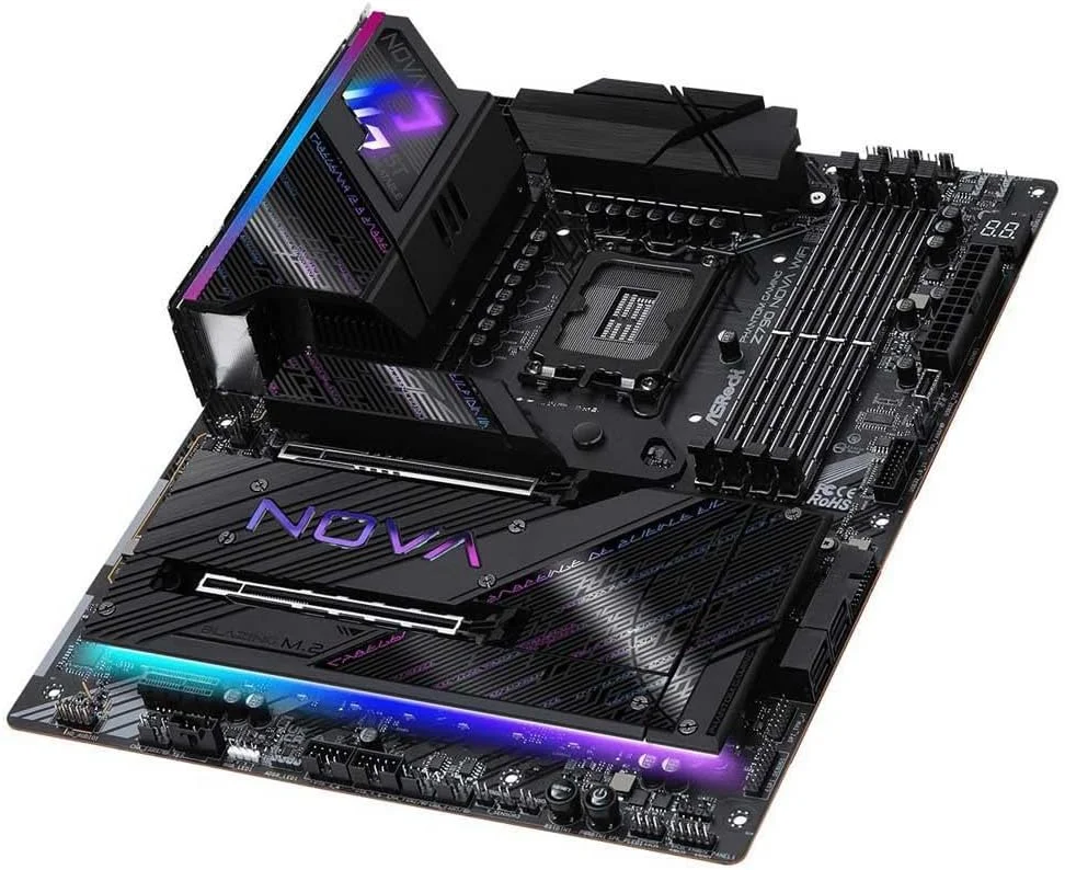 مادربرد ASRock Z790 Nova WiFi LGA 1700 (نسل 14، 13، 12) Intel Z790 SATA 6Gb/s ATX مادربرد ASRock Z790 Nova WiFi LGA 1700 (نسل 14، 13، 12) Intel Z790 SATA 6Gb/s ATX
