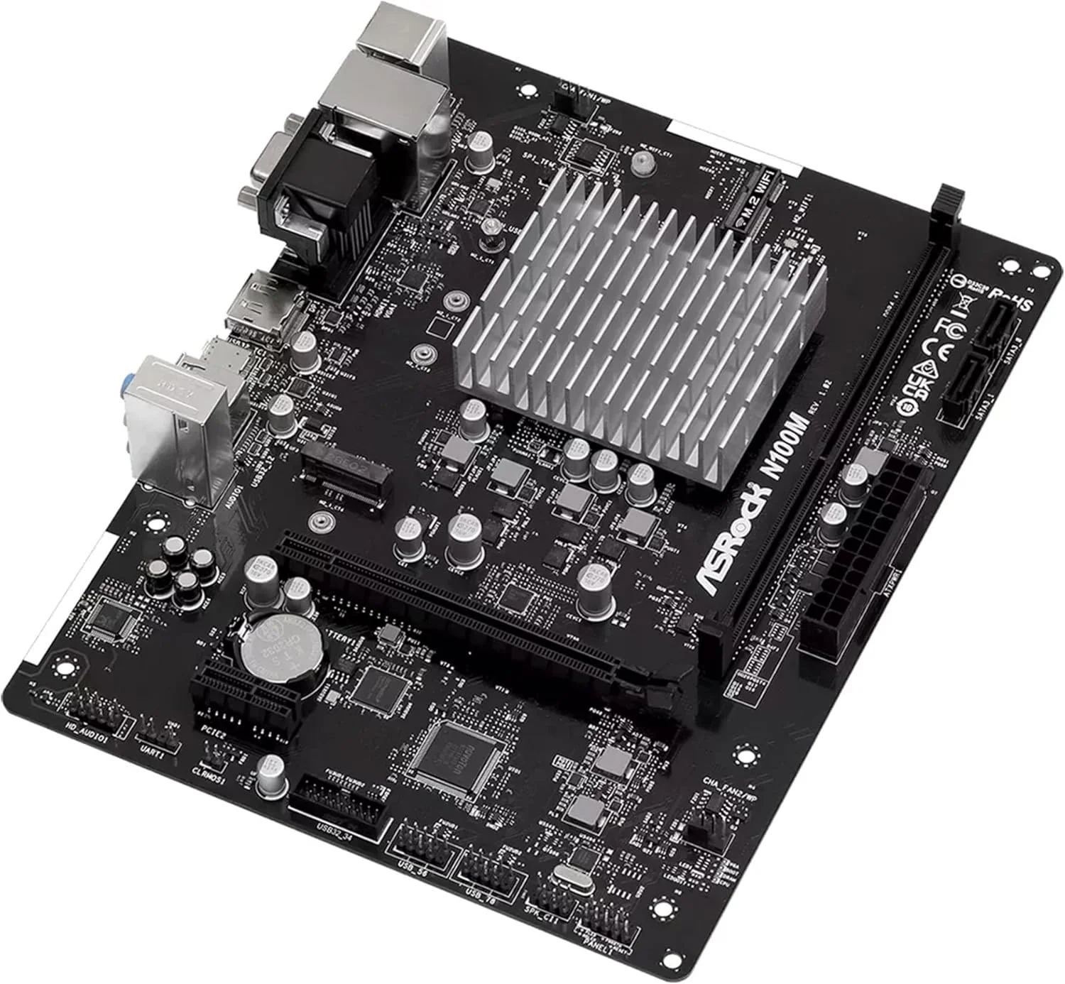 ASROCK N100M NA (پردازنده یکپارچه) micro ATX ASROCK N100M NA (پردازنده یکپارچه) micro ATX