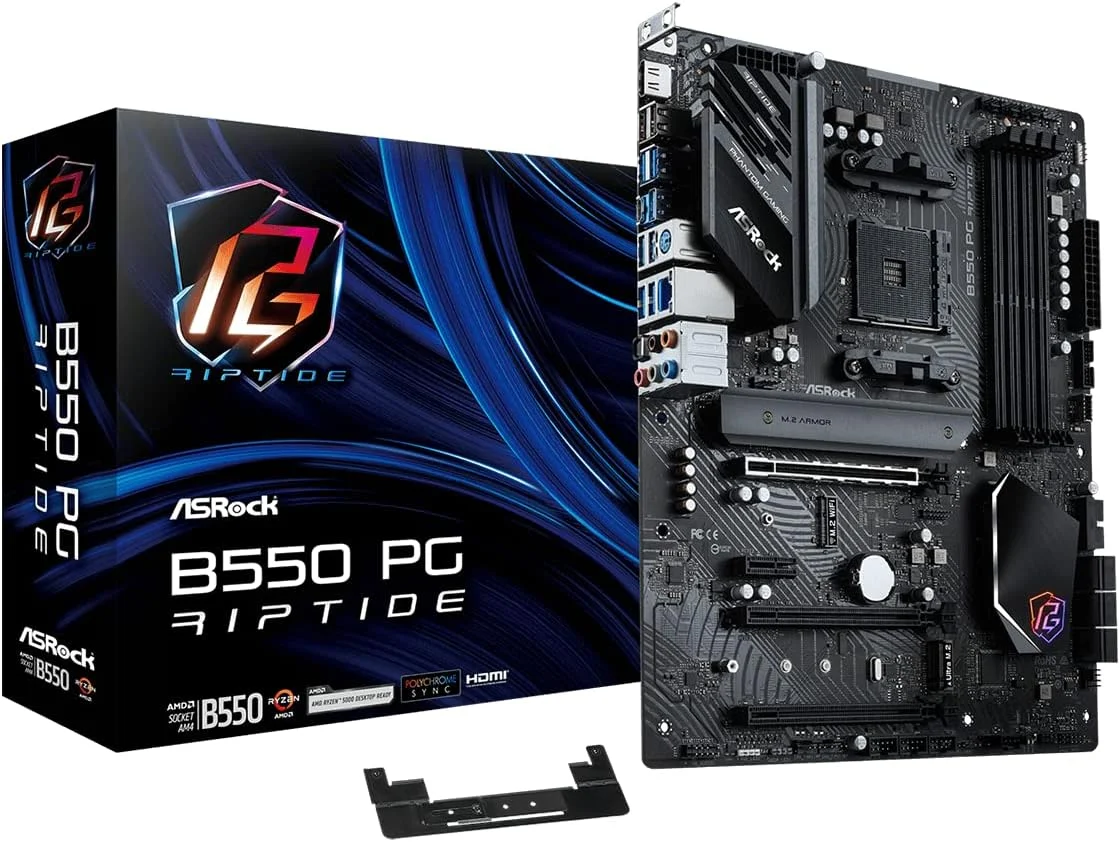 مادربرد ASRock B550 PG Riptide AMD B550 سوکت AM4 ATX