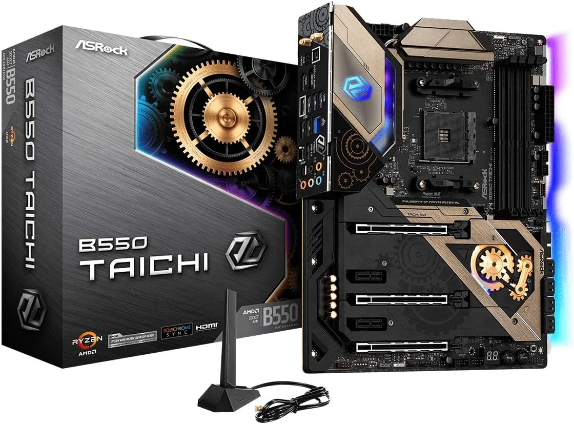 مادربرد ASRock B550 Taichi با پشتیبانی از پردازنده‌های نسل سوم AMD AM4 Ryzen و پردازنده‌های AMD Ryzen آینده